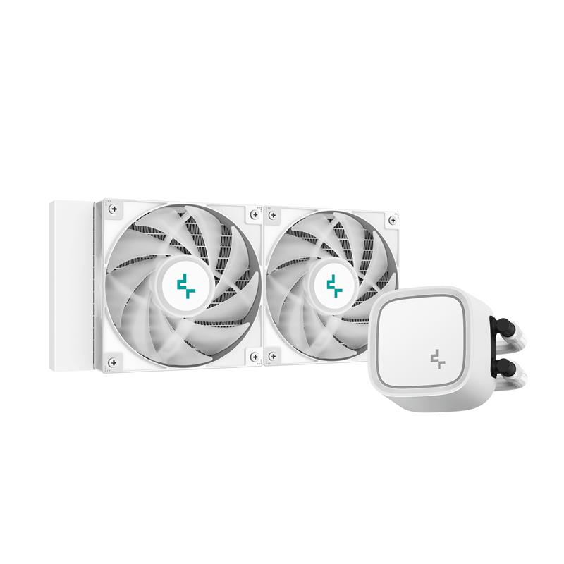 DeepCool LE520 WH Processor Alles-in-één vloeistofkoeler 12 cm Wit 1 stuk(s)