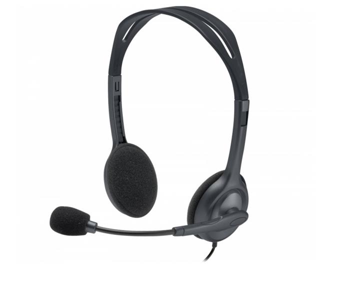 Logitech H111 hoofdtelefoon Hoofdband Stereofonisch Grijs