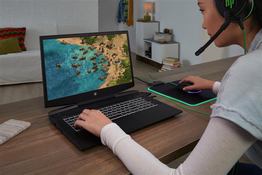 HP Pavilion Gaming 300 Zwart, Groen Game-muismat