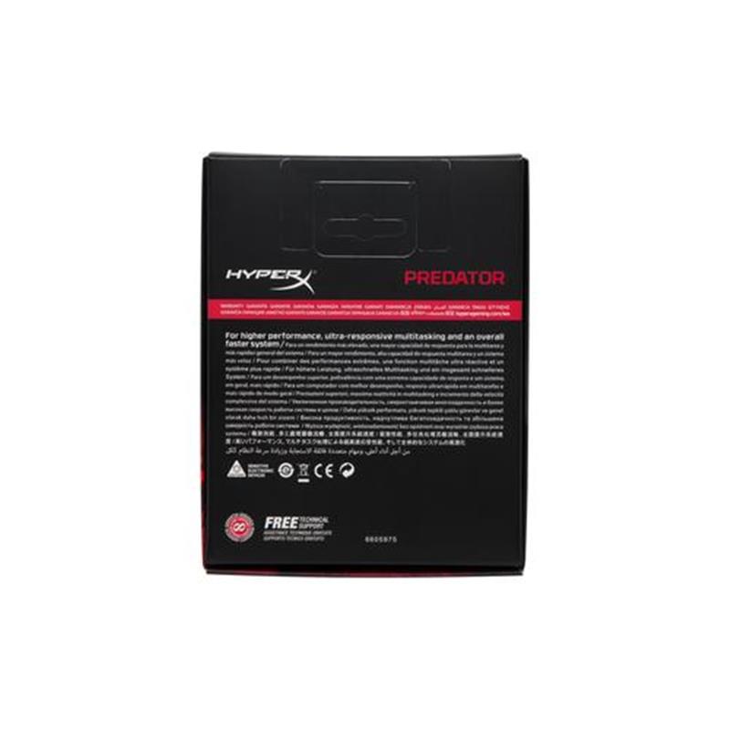 HyperX Predator geheugenmodule 32 GB 2 x 16 GB DDR4 3600 MHz
