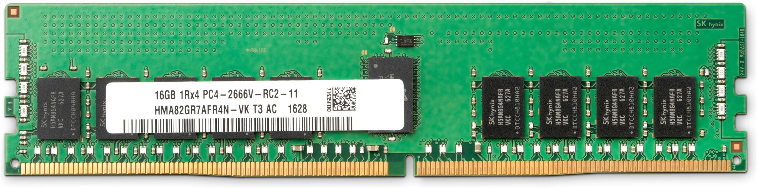 HP 16GB DDR4 2666MHz geheugenmodule 2400 MHz ECC