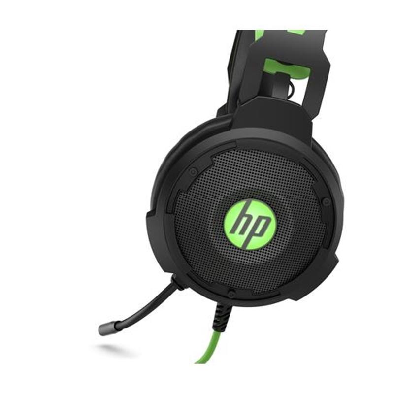 HP 600 Headset Bedraad Hoofdband Gamen Zwart, Groen