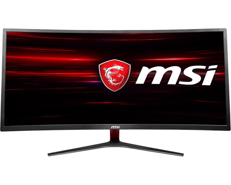 MSI Optix MAG341CQ LED display 86,4 cm (34"") 3440 x 1440 Pixels UltraWide Quad HD Gebogen Mat Zwart