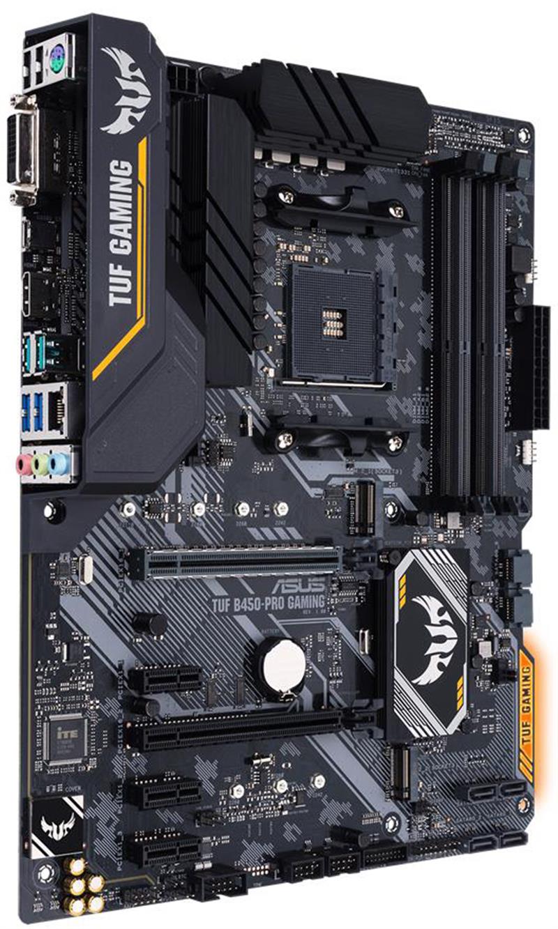 ASUS TUF B450-PRO GAMING moederbord Socket AM4 ATX AMD B450
