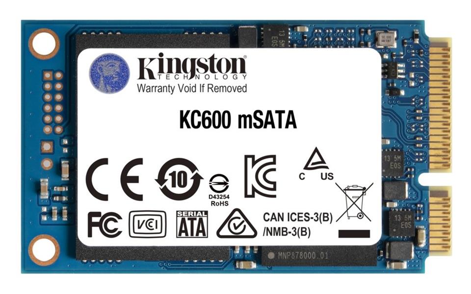 Kingston Technology KC600 mSATA 512 GB SATA III 3D TLC