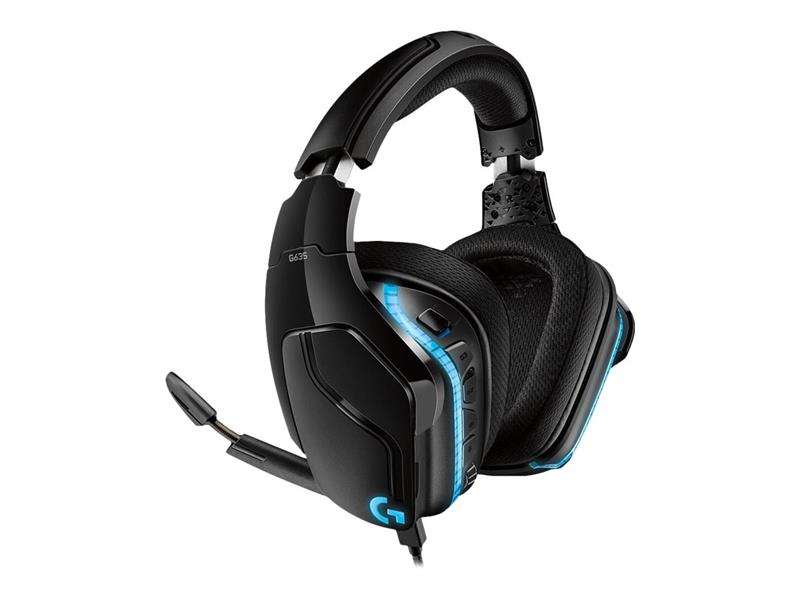 Logitech G G635 Headset Hoofdband Zwart Blauw 3 5mm-connector