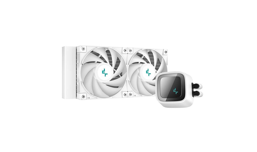 DeepCool LS520 WH Processor Alles-in-één vloeistofkoeler 12 cm Wit 1 stuk(s)