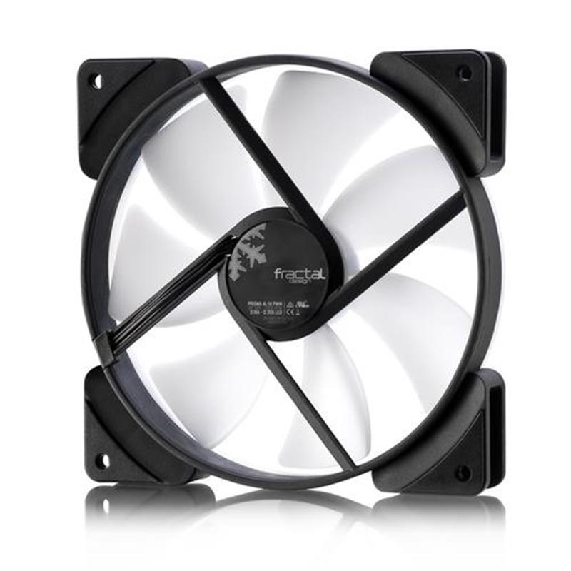 Fractal Design Prisma AL-14 PWM Computer behuizing Ventilator 14 cm Zwart Wit