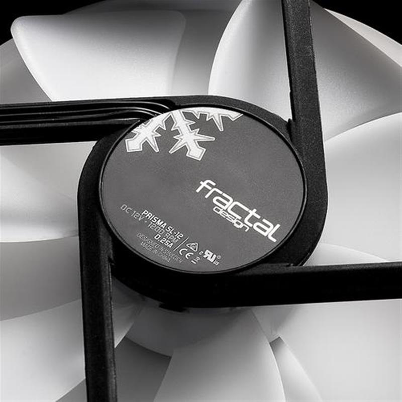 Fractal Design Prisma SL-12 Computer behuizing Ventilator 12 cm Zwart Wit