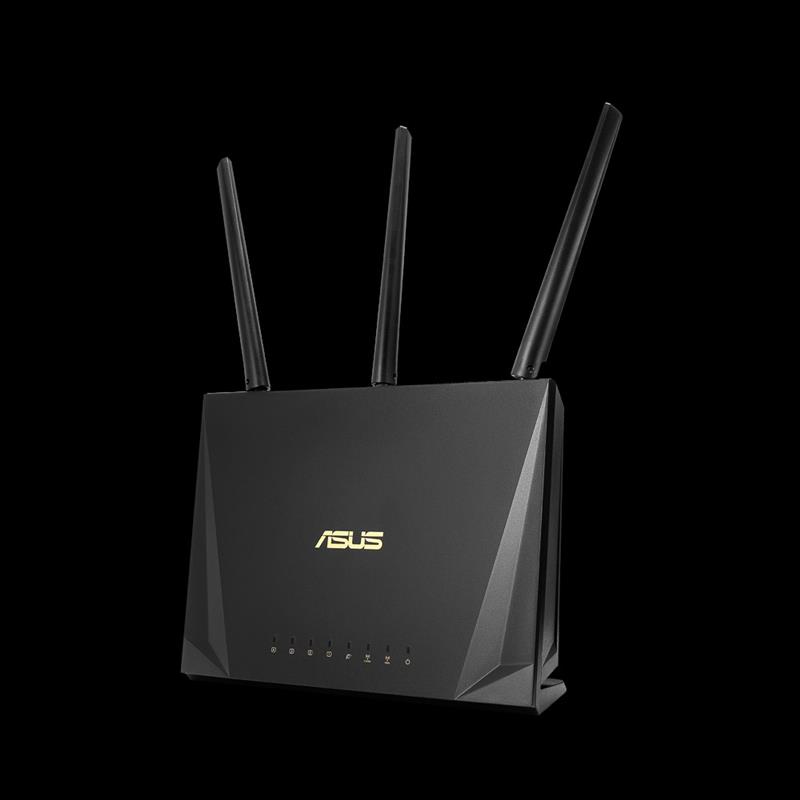ASUS RT-AC85P draadloze router Dual-band (2.4 GHz / 5 GHz) Gigabit Ethernet Zwart