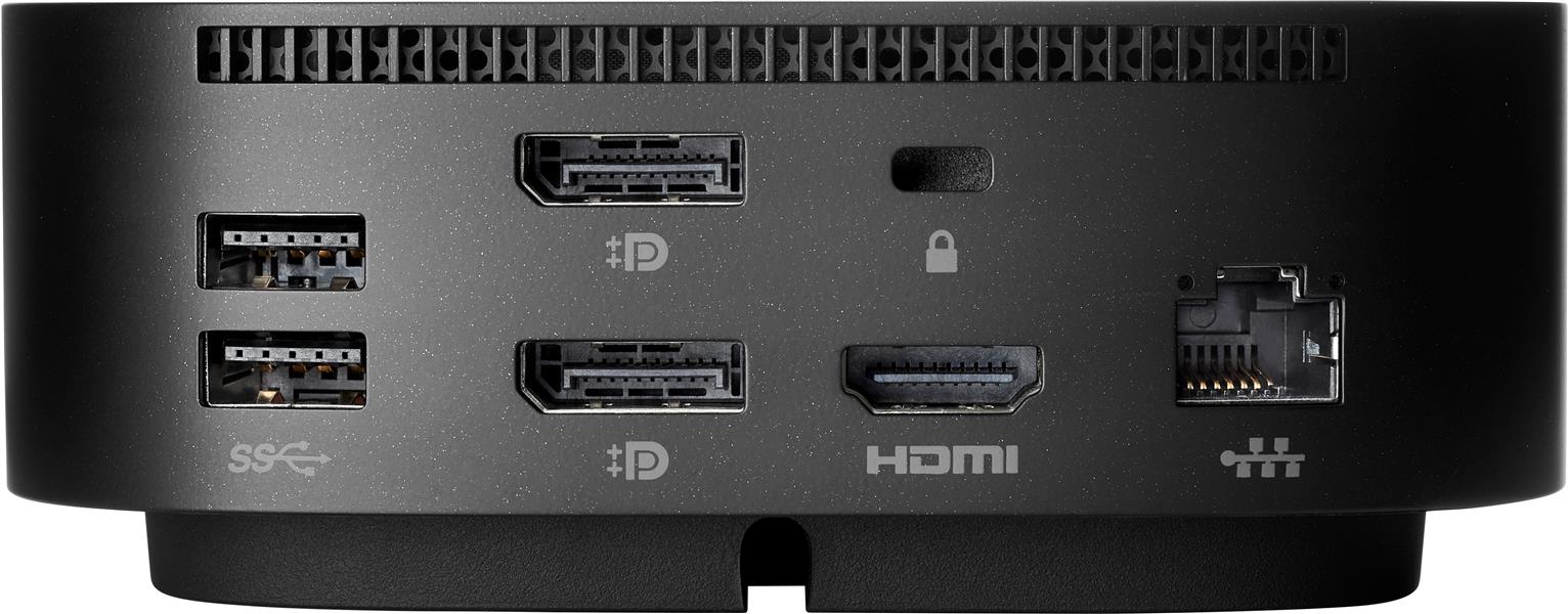 HP 5TW10AA notebook dock & poortreplicator Bedraad USB 3.0 (3.1 Gen 1) Type-C Zwart