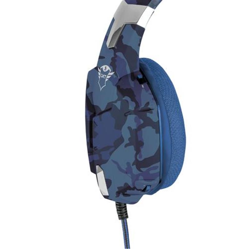 Trust GXT 322B Carus PS4 Gaming Headset - Blauw Camo