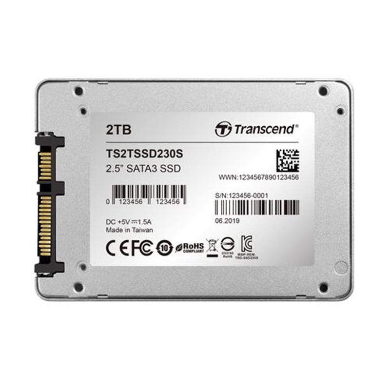TRANSCEND 2TB 2 5inch SSD SATA 3D NAND