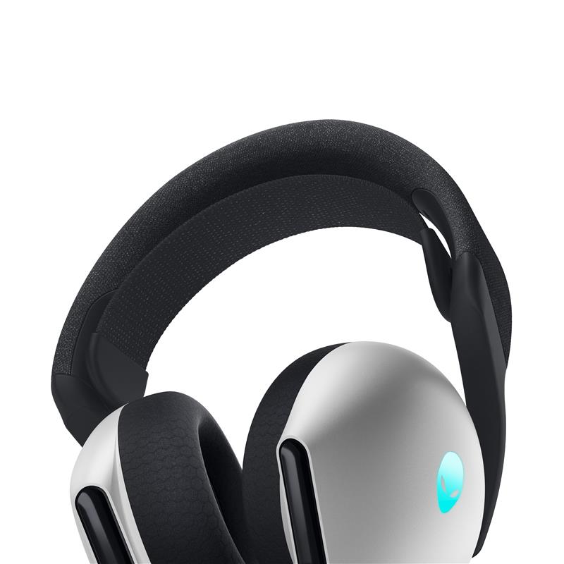 Alienware AW720H Headset Bedraad en draadloos Hoofdband Gamen USB Type-C Zwart, Wit