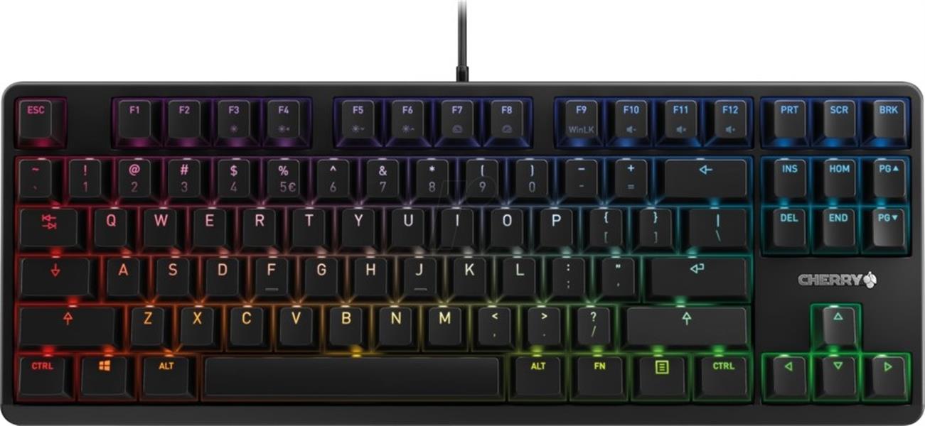 CHERRY G80-3000N RGB TKL toetsenbord USB QWERTY US International Zwart