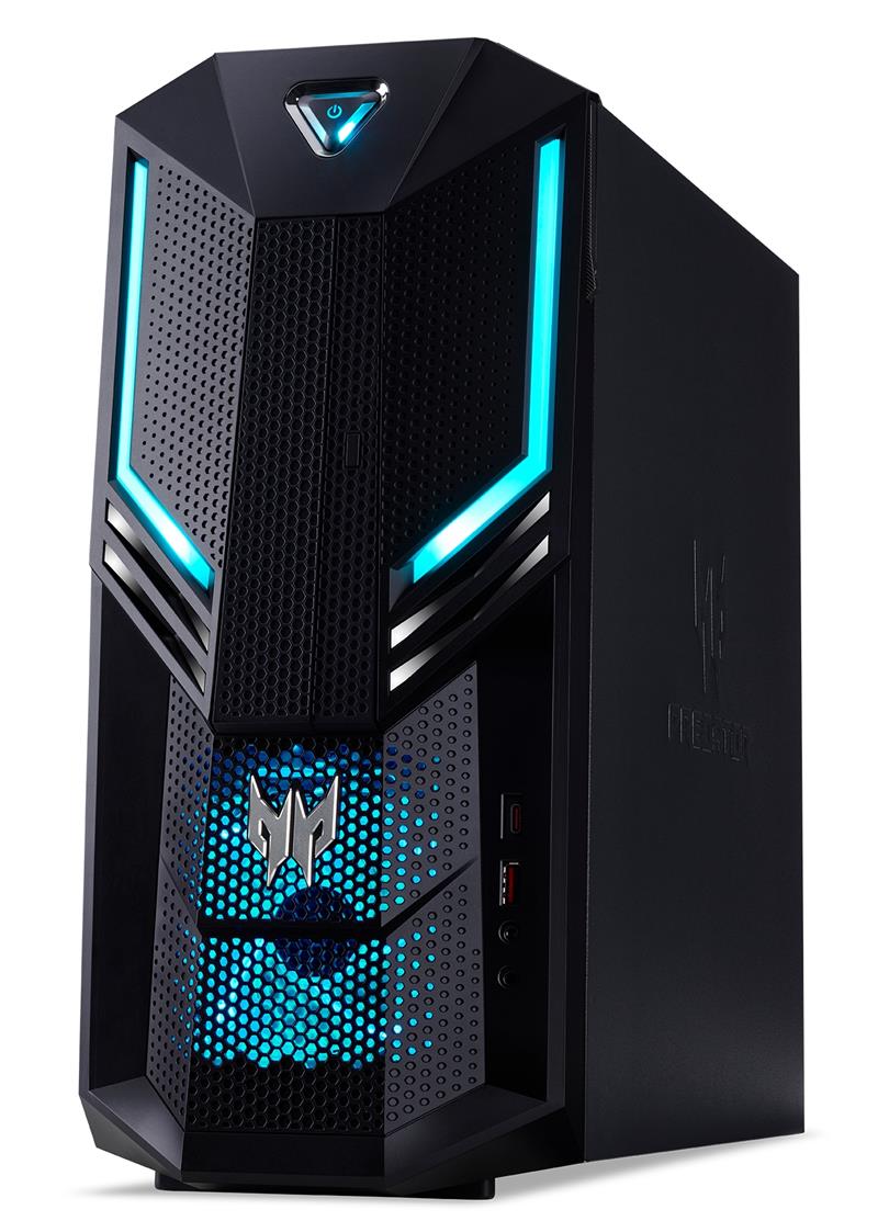 Acer Predator 600 I72070-02 Intel® Core™ i7 i7-9700 16 GB DDR4-SDRAM 1,51 TB HDD+SSD NVIDIA® GeForce RTX™ 2070 Windows 10 Home Desktop PC Zwart