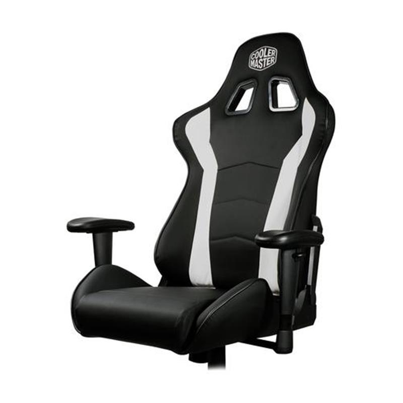 Cooler Master Caliber R1 Gaming Chair White Gas-lift 150 kg 1D arm-rest