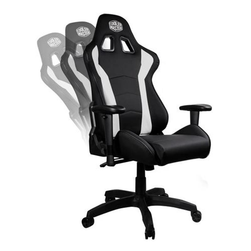 Cooler Master Caliber R1 Gaming Chair White Gas-lift 150 kg 1D arm-rest