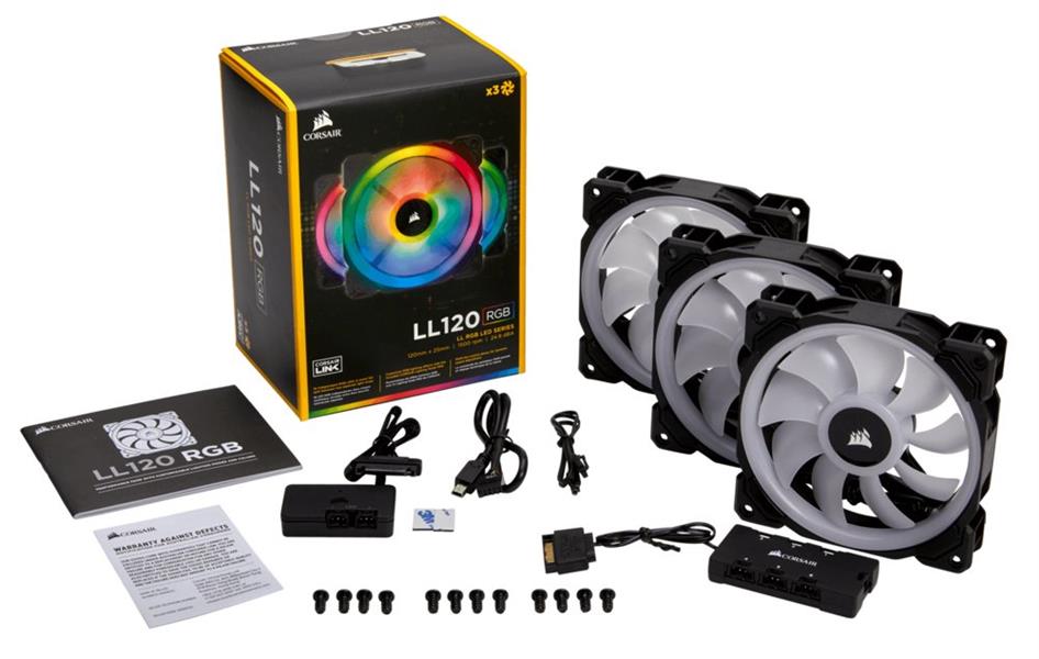 Corsair LL120 RGB Computer behuizing Ventilator 12 cm