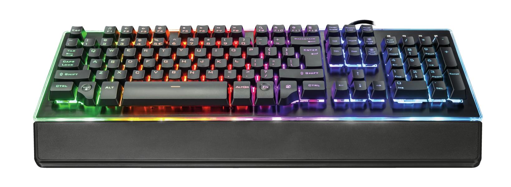 Trust GXT 860 Thura - Semi-Mechanisch Gaming Toetsenbord - Qwerty