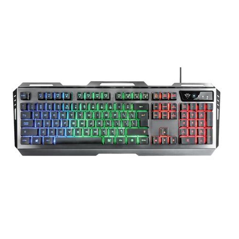 Trust GXT 845 Tural toetsenbord USB QWERTY Zwart