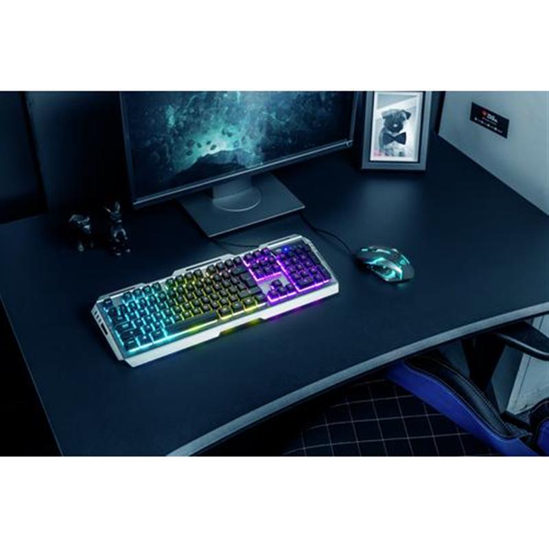 Trust GXT 845 Tural toetsenbord USB QWERTY Zwart