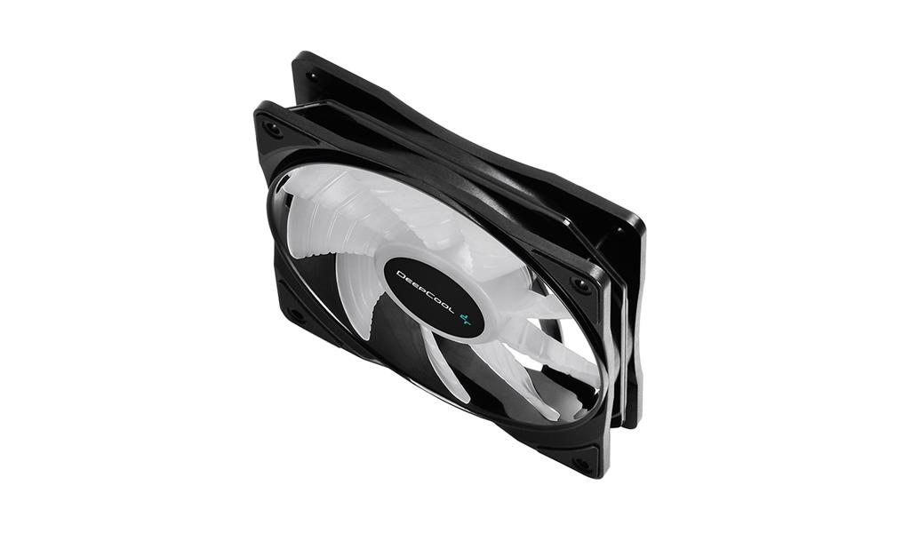 DeepCool RF120 Computer behuizing Ventilator 12 cm Zwart, Wit