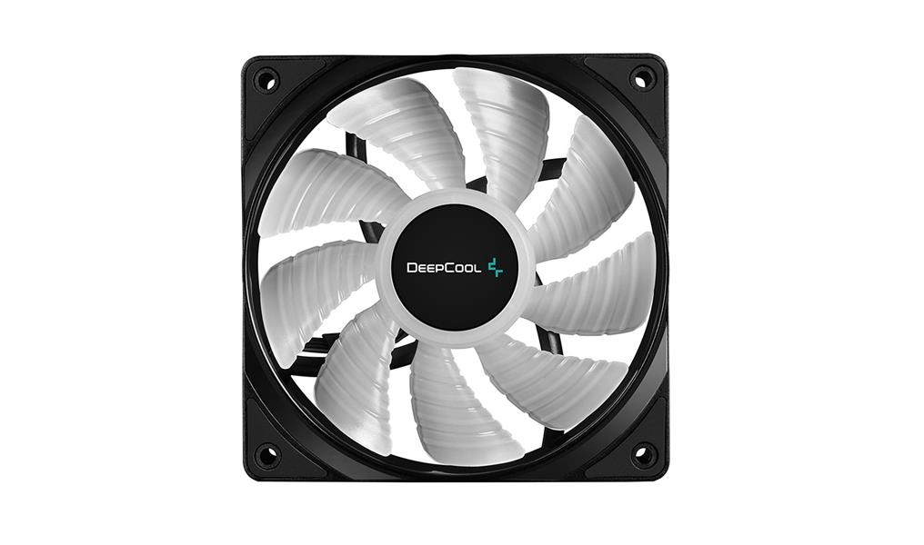 DeepCool RF120 Computer behuizing Ventilator 12 cm Zwart, Wit