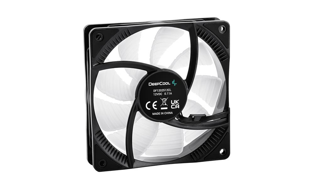 DeepCool RF120 Computer behuizing Ventilator 12 cm Zwart, Wit