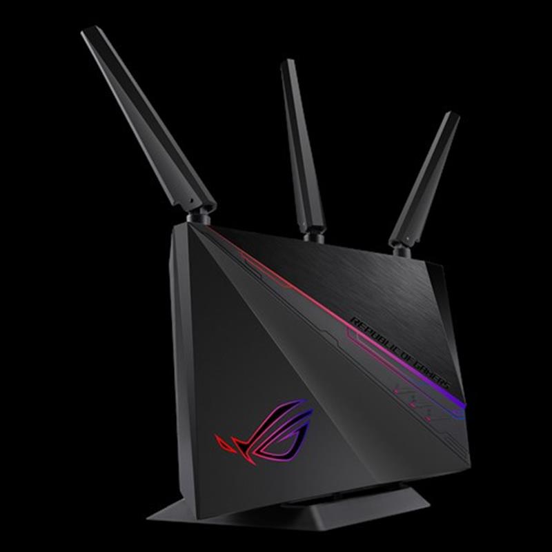 ASUS GT-AC2900 draadloze router Dual-band (2.4 GHz / 5 GHz) Gigabit Ethernet Zwart