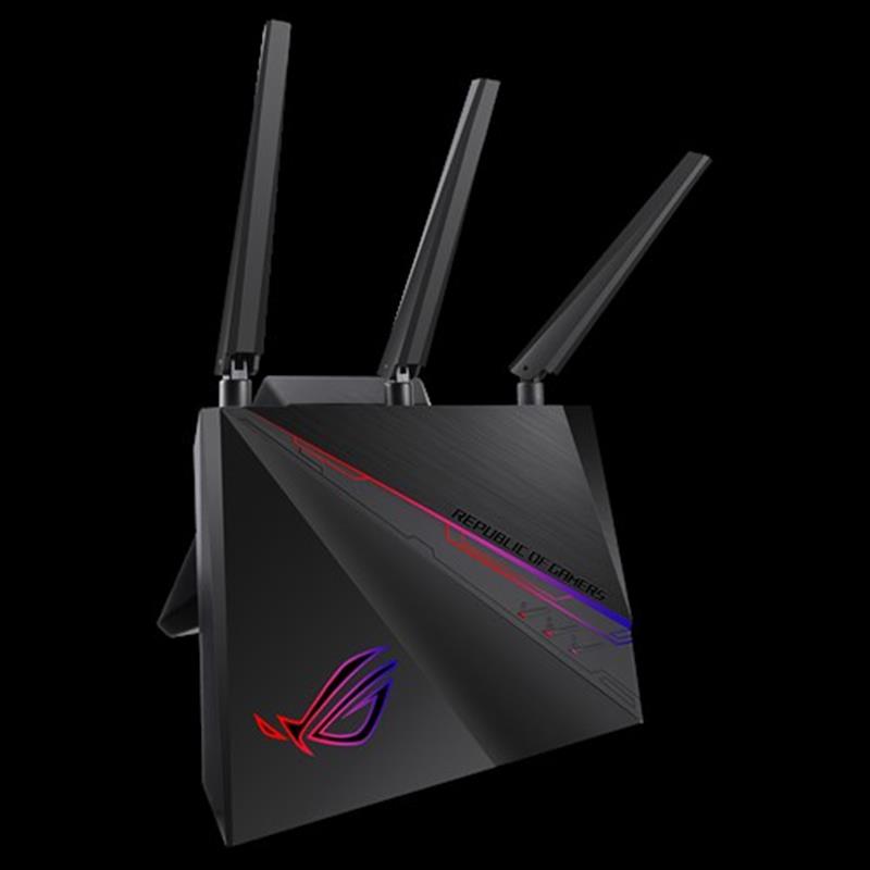 ASUS GT-AC2900 draadloze router Dual-band (2.4 GHz / 5 GHz) Gigabit Ethernet Zwart