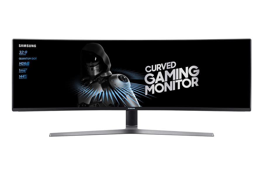 Samsung C49HG90DMU LED display 124,5 cm (49"") 3840 x 1080 Pixels QLED Gebogen Zwart