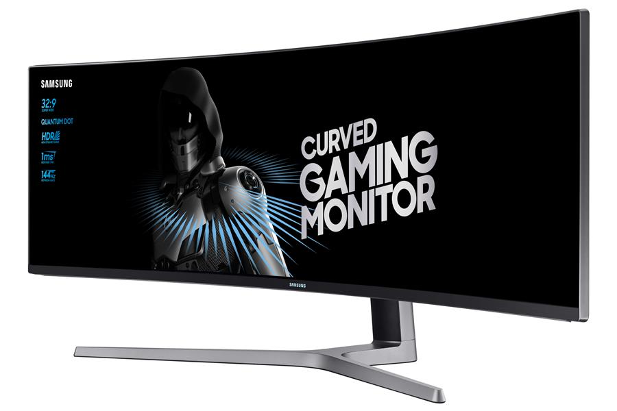 Samsung C49HG90DMU LED display 124,5 cm (49"") 3840 x 1080 Pixels QLED Gebogen Zwart