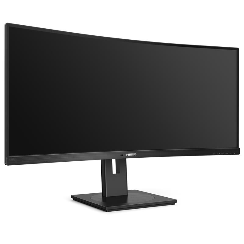 Philips B Line 346B1C/00 computer monitor 86,4 cm (34"") 3440 x 1440 Pixels WQHD LCD Zwart