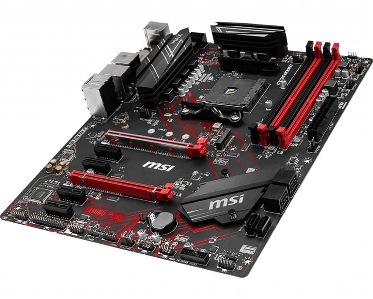 MSI B450 GAMING PLUS MAX moederbord Socket AM4 ATX AMD B450