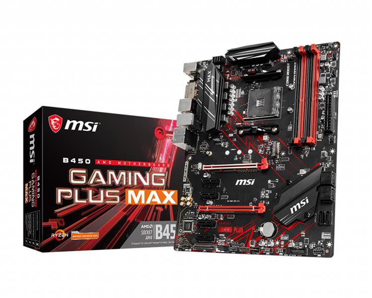 MSI B450 GAMING PLUS MAX moederbord Socket AM4 ATX AMD B450