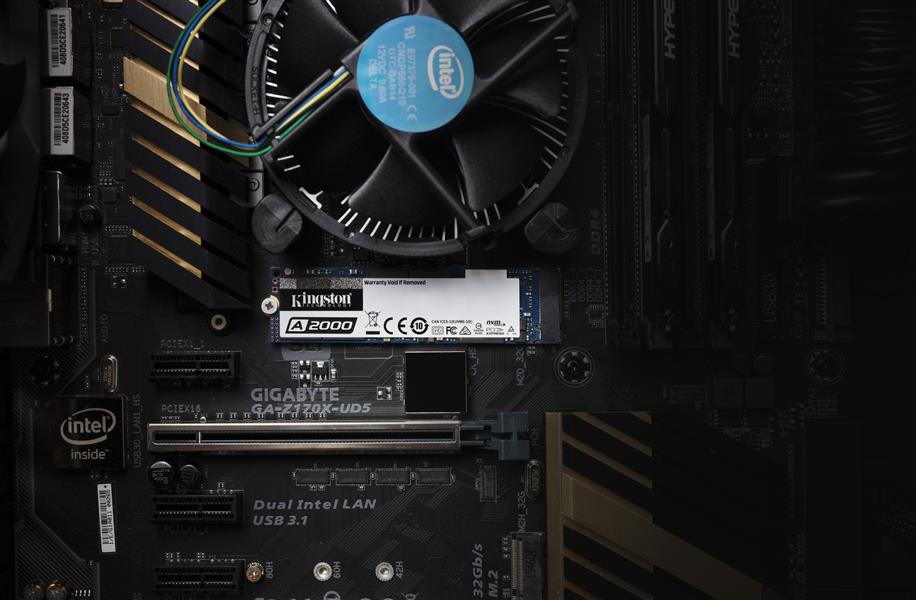 Kingston Technology A2000 M.2 500 GB PCI Express 3.0 3D NAND NVMe