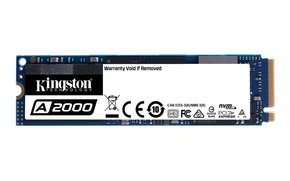 Kingston Technology A2000 M.2 500 GB PCI Express 3.0 3D NAND NVMe