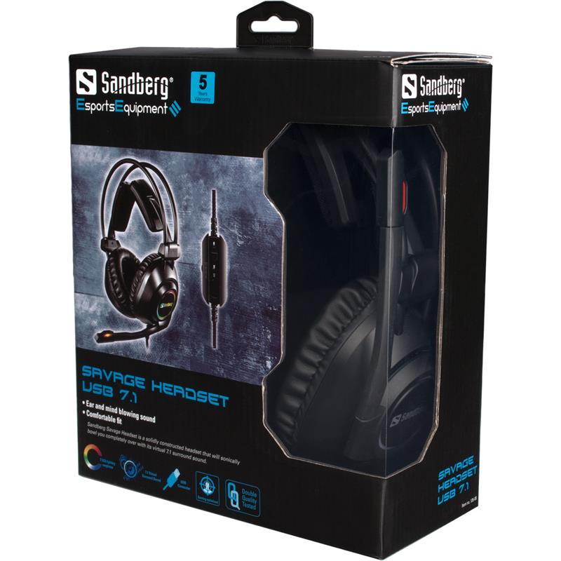 Sandberg Savage Headset USB 7.1