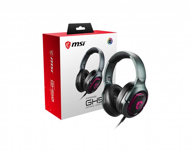 MSI Immerse GH50 Headset Hoofdband Zwart