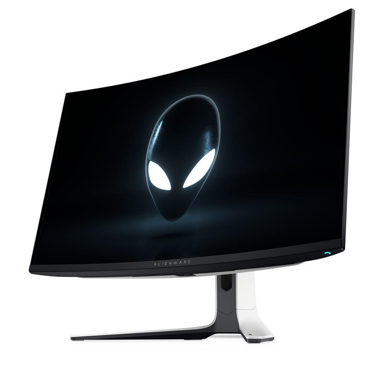 Alienware AW3225QF computer monitor 81,3 cm (32"") 3840 x 2160 Pixels 4K Ultra HD QD-OLED Zwart, Wit