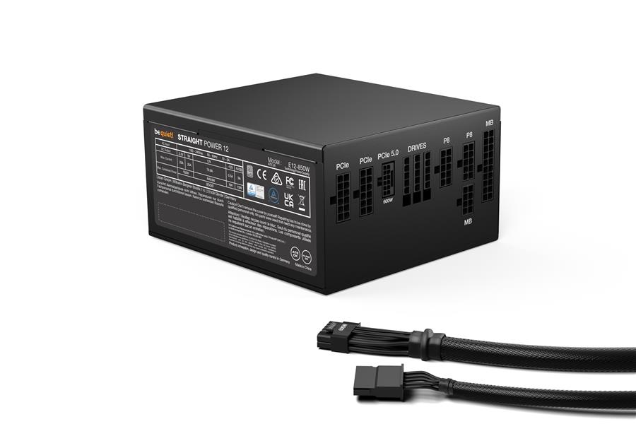 be quiet! Straight Power 12 power supply unit 850 W 20+4 pin ATX ATX Zwart