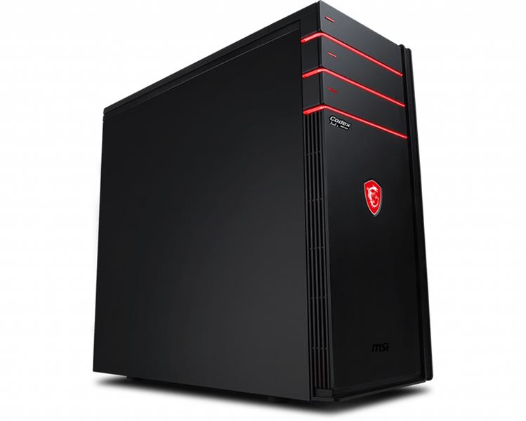 MSI Codex XE Plus 9SD-297EU Intel® 9de generatie Core™ i7 i7-9700KF 16 GB DDR4-SDRAM 512 GB SSD Desktop Zwart PC Windows 10 Home