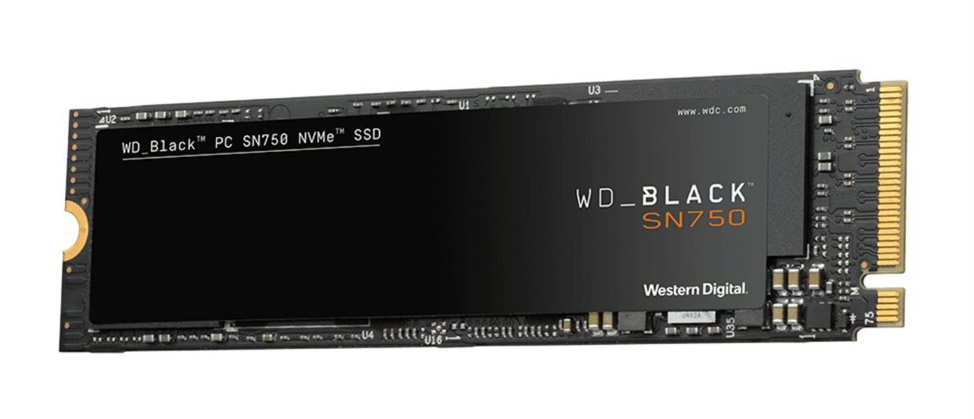 WD Black SSD SN750 Gaming NVMe 500GB M 2