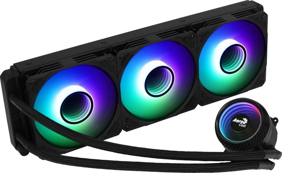 Aerocool Mirage L360 Processor Alles-in-één vloeistofkoeler Zwart