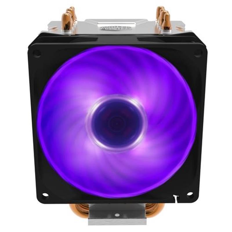Cooler Master Hyper H410R RGB Processor Koeler 9 2 cm Zwart Zilver