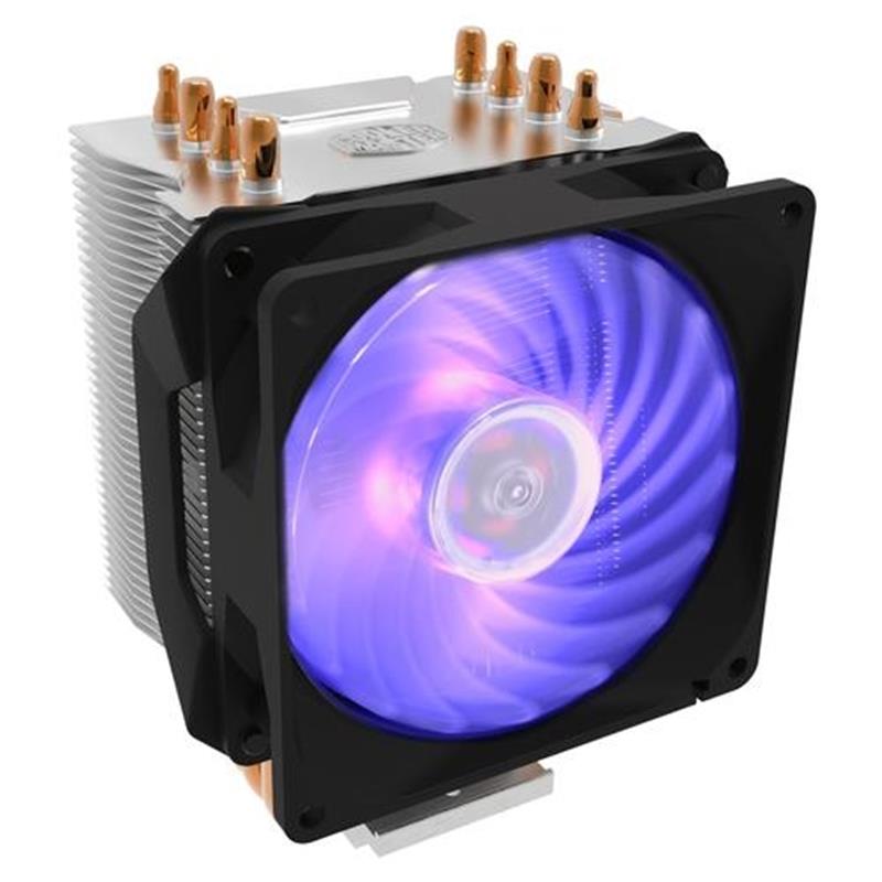 Cooler Master Hyper H410R RGB Processor Koeler 9 2 cm Zwart Zilver