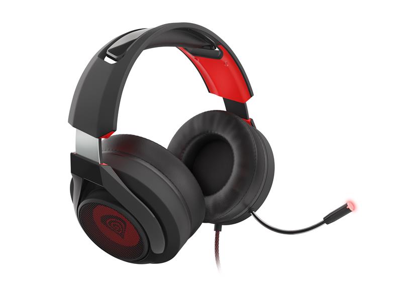 GENESIS Radon 610 Headset Bedraad Hoofdband Gamen USB Type-A Zwart, Rood