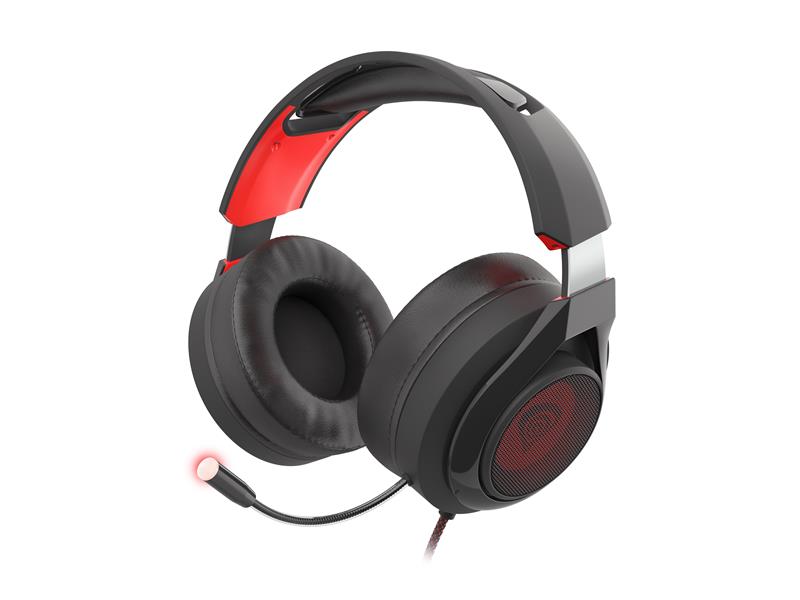 GENESIS Radon 610 Headset Bedraad Hoofdband Gamen USB Type-A Zwart, Rood
