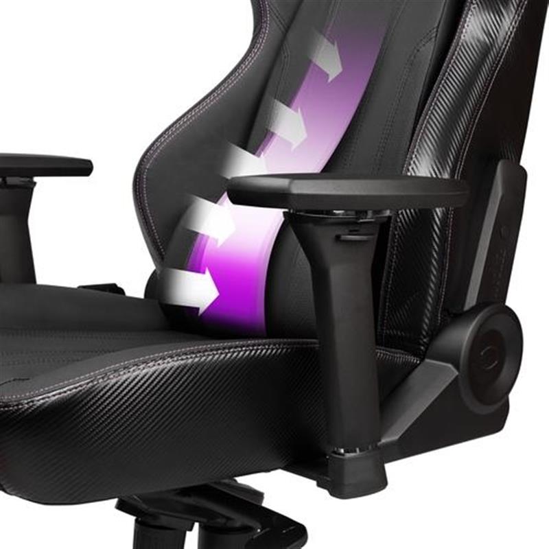 Cooler Master Caliber X1 Gaming Chair Black 4D armrest lift sway swivel forward 